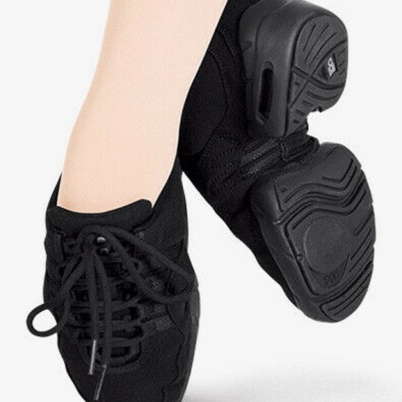 Vintage Bloch Black mesh dance sneaker shoes
